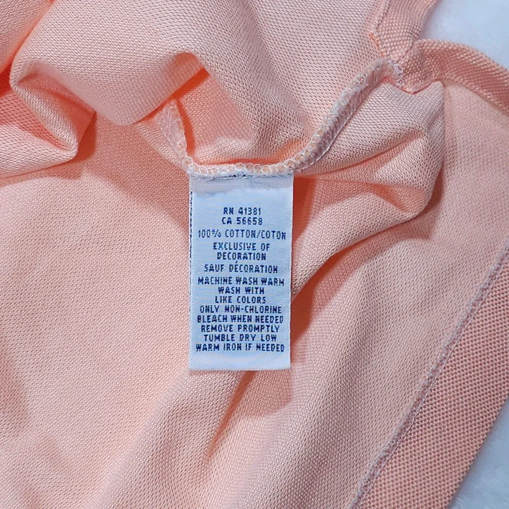 Ralph Lauren Knit Oxford Polo Mens 4XB Melon Pink Cotton Pony Preppy Ivy Coastal